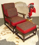 Mason Monterey Paddle-arm Chair + Ottoman